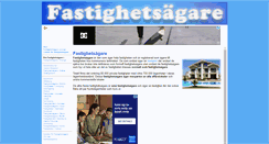Desktop Screenshot of fastighetsagare.com