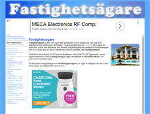 Tablet Screenshot of fastighetsagare.com